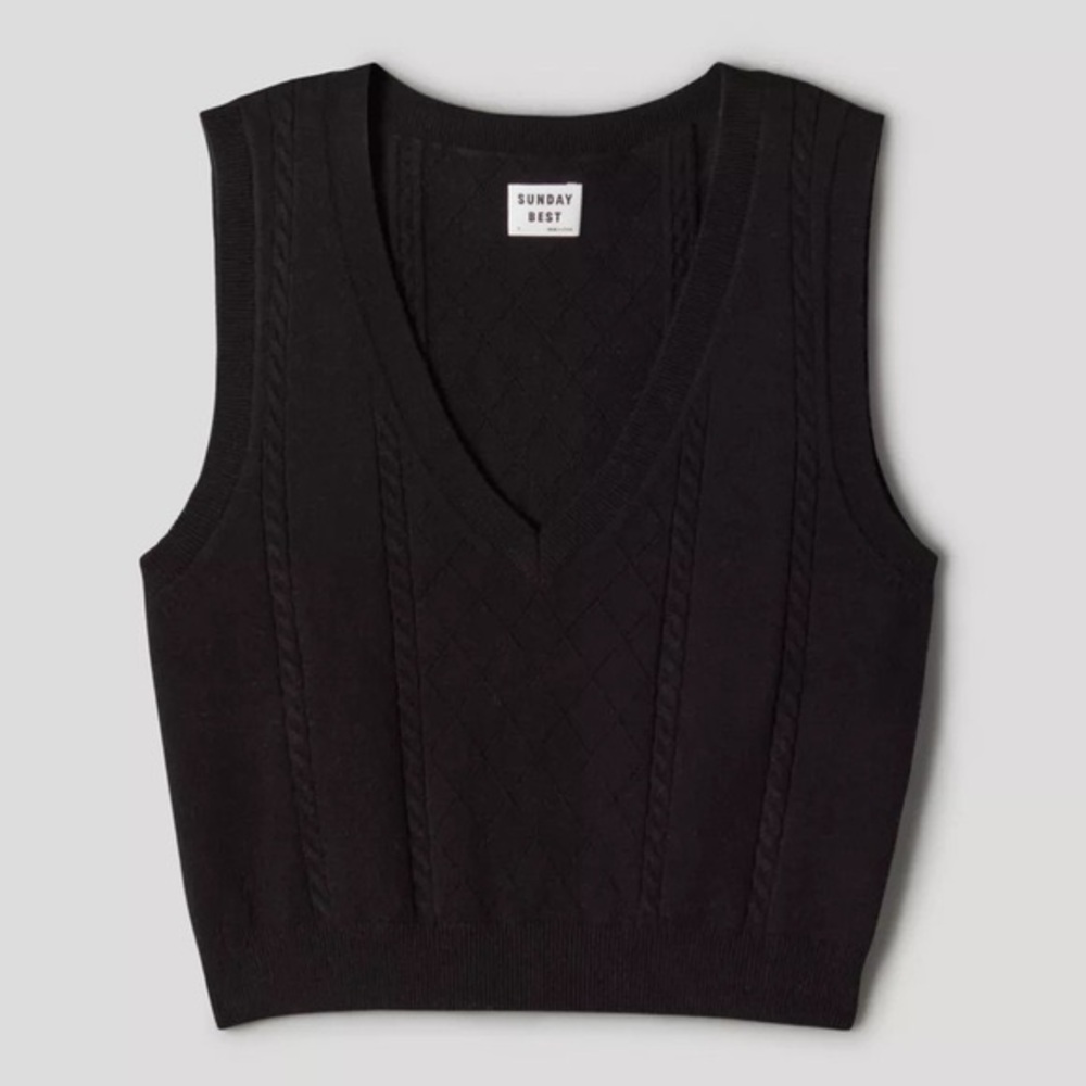 Sunday best Quinn sweater vest VG Size L